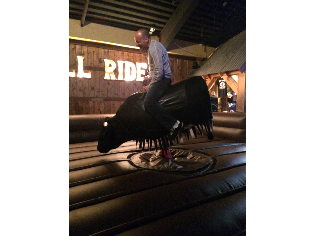 Bill was a very determined bull rider